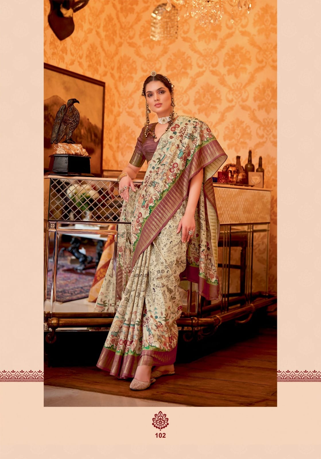 Morpankh By Apple Manipuri Temple Patta Designer Sarees Wholesale Price In Surat